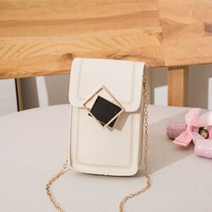 White Cell Phone Bag Holder